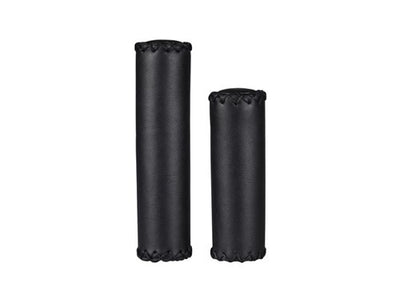 Simson Leder Griffe - Schwarz, Authentischer Look, Optimaler Komfort, Geeignet für Grip Shift Gear