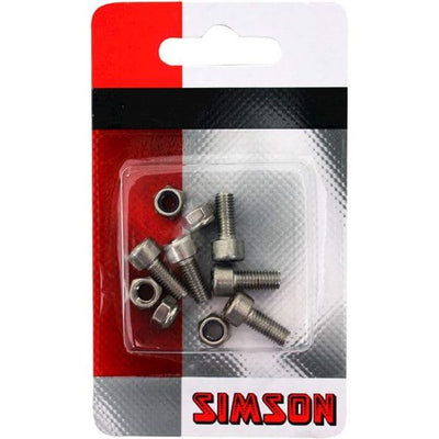 Simson-Steckschraube m5x12 + Kontermutter