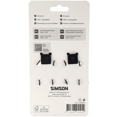 Simson Beleuchtungsset Aurora Pocket