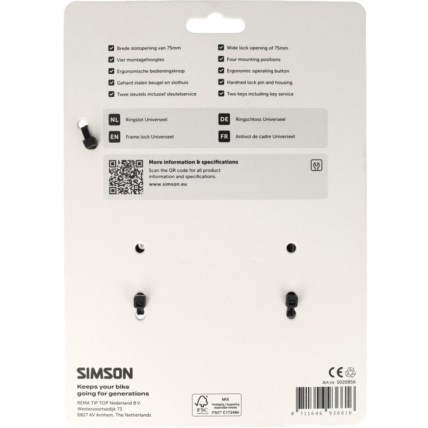 Simson Universal-Rahmenschloss