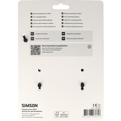 Simson Universal-Rahmenschloss