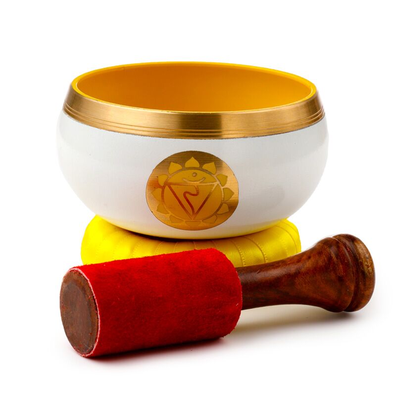 Gelbe Chakra Gesangsschale