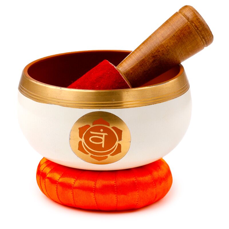 Orangen -Chakra -Soundschale