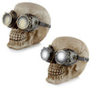 Schädel im Dampfpunkstil mit Brille Home Accessoire