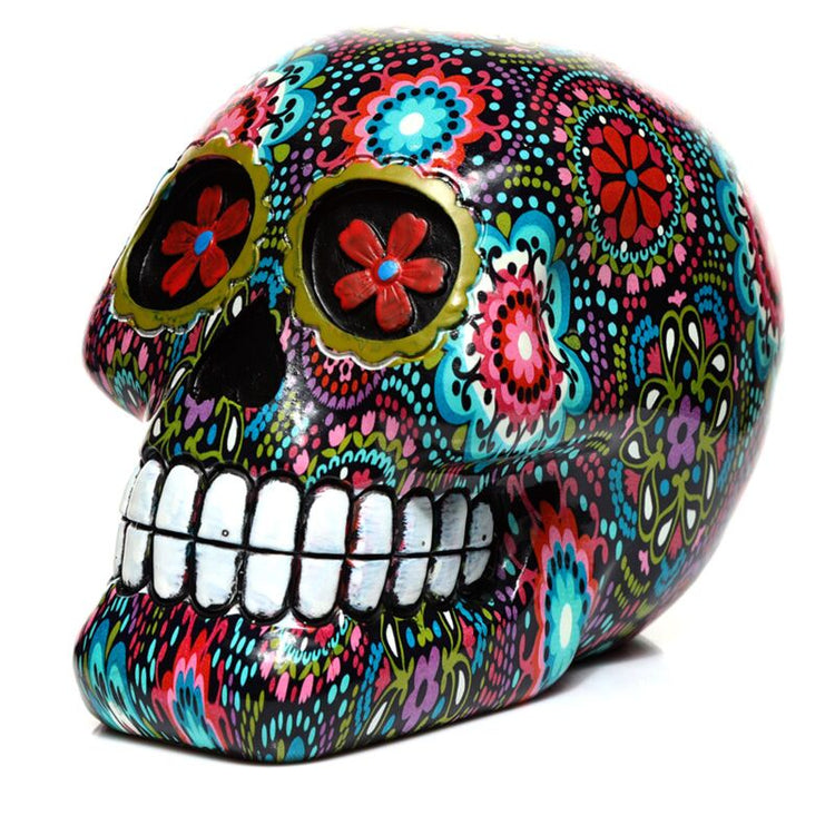 Slide de Los Muertos mexikanischer Todeskopf Blume Haus Accessoire
