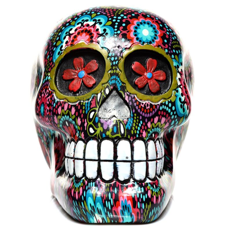 Slide de Los Muertos mexikanischer Todeskopf Blume Haus Accessoire