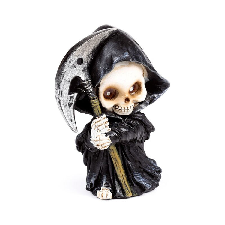 3-teiliges The Reaper Mini-Totenkopf-Set mit Sense