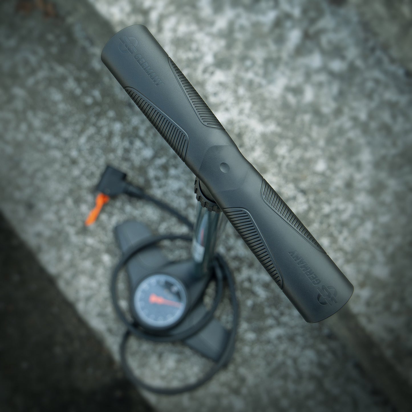 SKS Airclite 10.0 Hochdruck Fahrradpumpe Bodenpumpe 10 bar Multi -DV SV AV Dunkelgrün