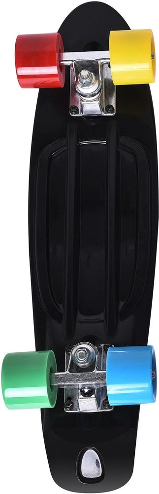 Move Skateboard Old School Retro: schwarz 58 cm abec7 (old22xblk)