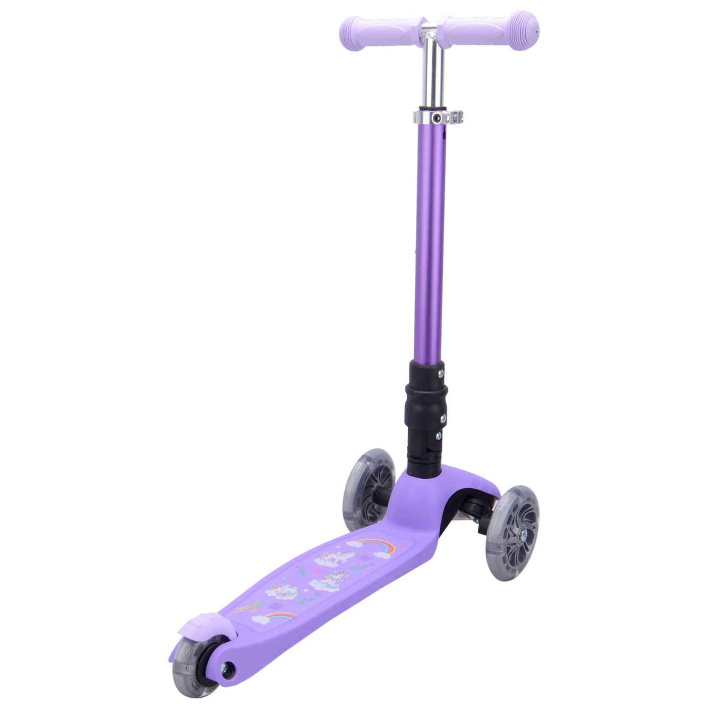 Boldcube Teeny Fold dreirädriger Roller – Einhorn-Lila