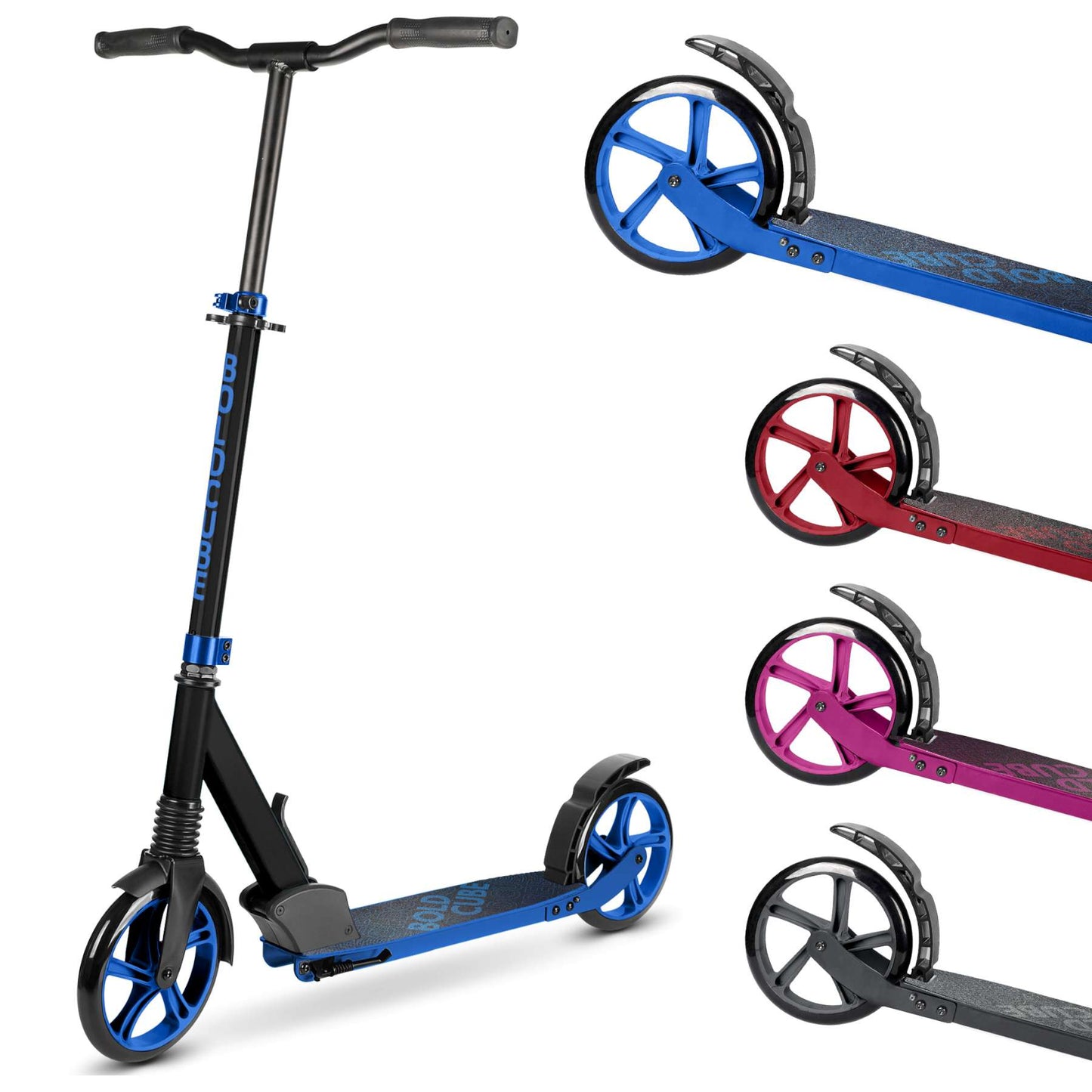 Boldcube großer 2-Rad-Roller – tiefblau