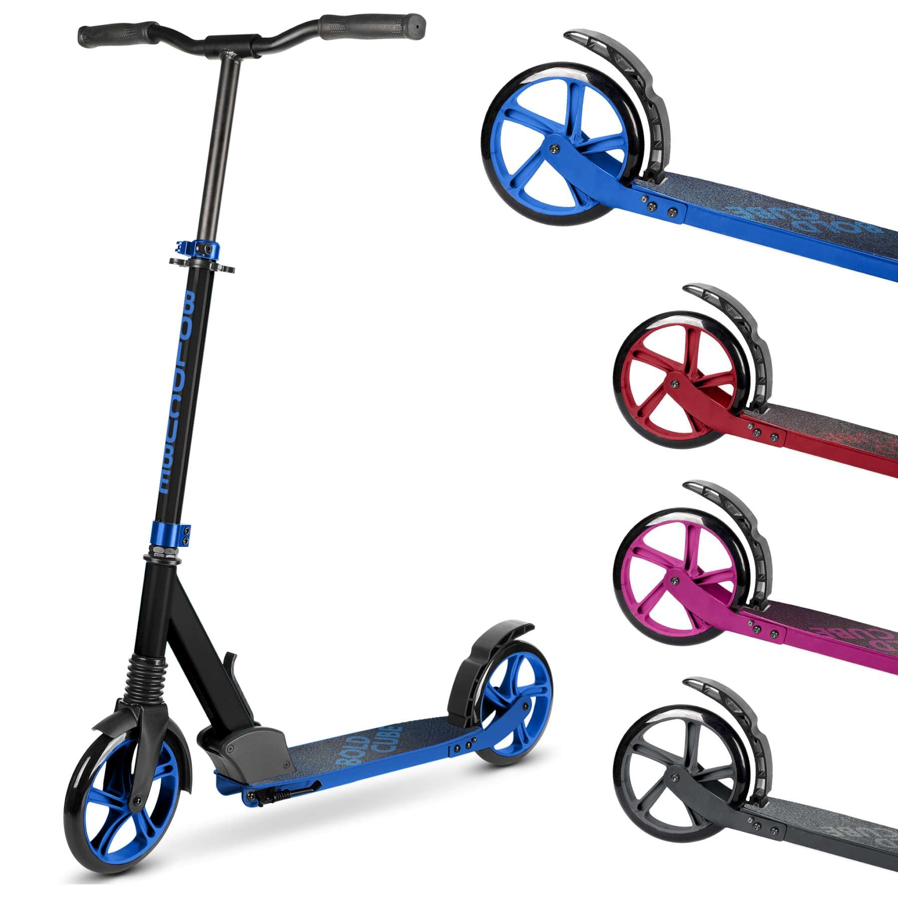 Boldcube großer 2-Rad-Roller – tiefblau