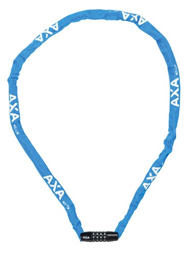 Axa Schlosskette starr 120cm Codeschloss blau (Karte)