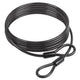 Schaufensterkabel 5m x 10mm mit Doppelschlaufe schwarz