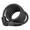 ABUS -NUMMER Kabelschloss 5510c 180 Schwarz
