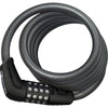 ABUS -NUMMER Kabelschloss 5510c 180 Schwarz