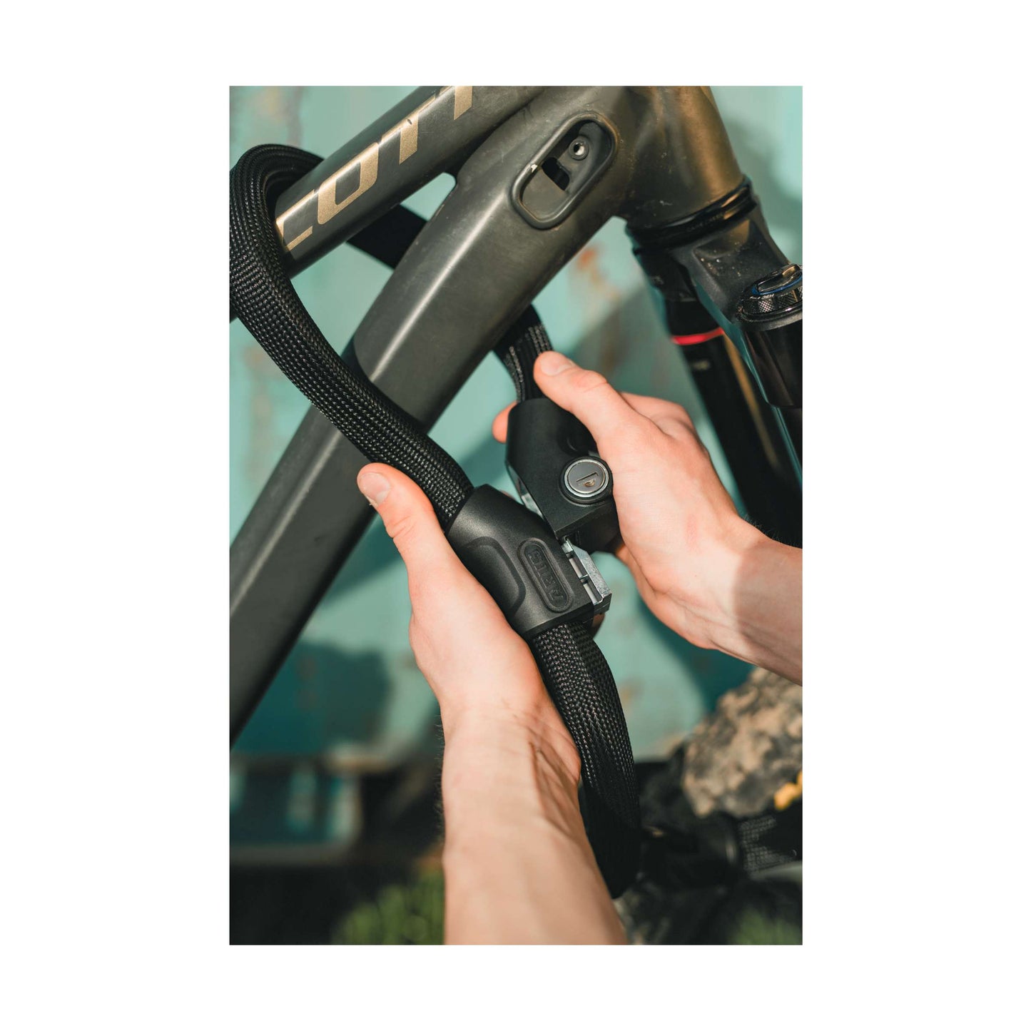 Abus Chain Lock Infinity Loop 1806 110 Schwarz