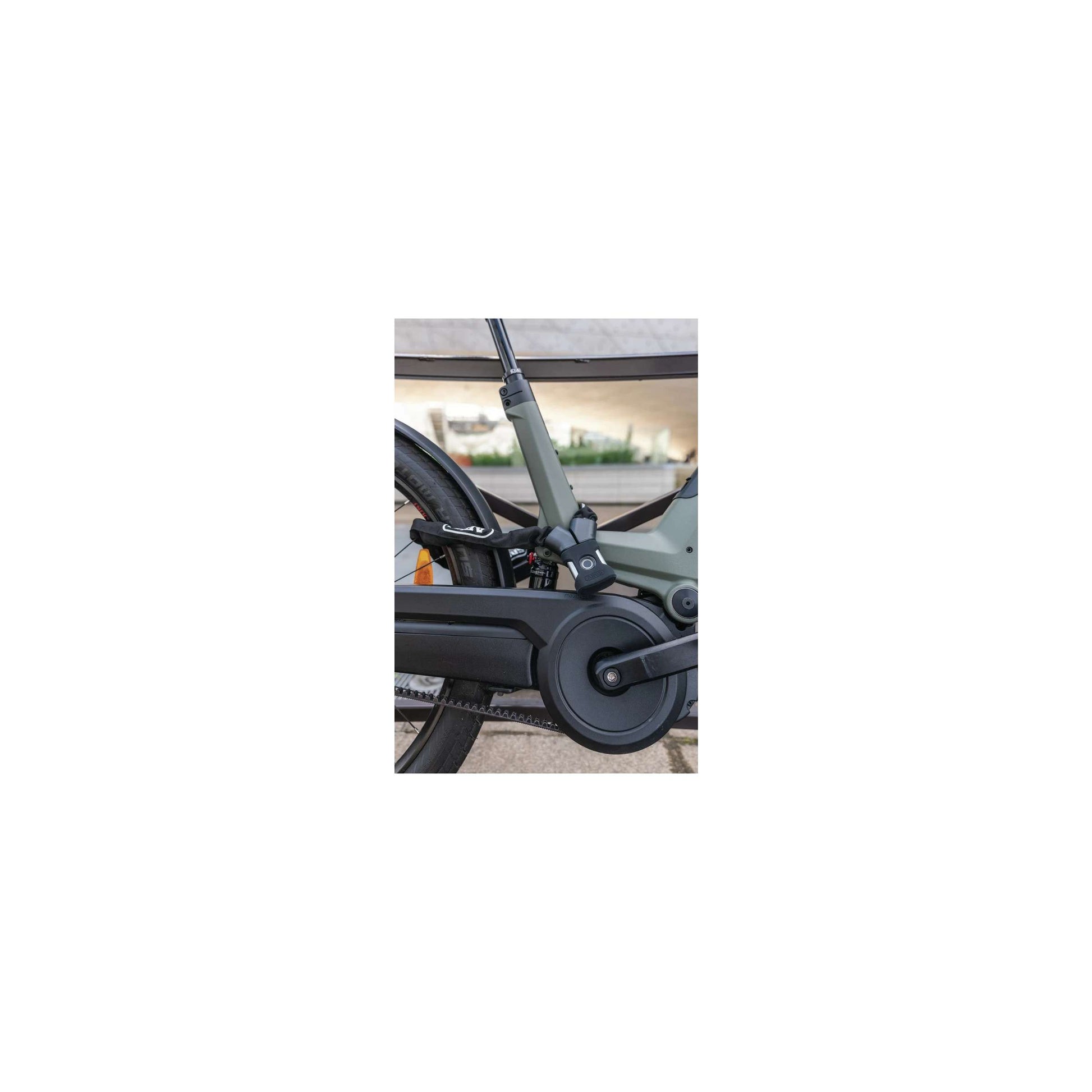 ABUS Kettenschloss Yardo Fingerabdruck 7807FP 110 Schwarz