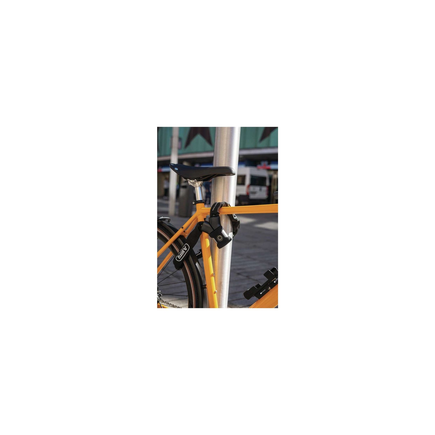 ABUS Kettenschloss Yardo Fingerabdruck 7807FP 110 Schwarz