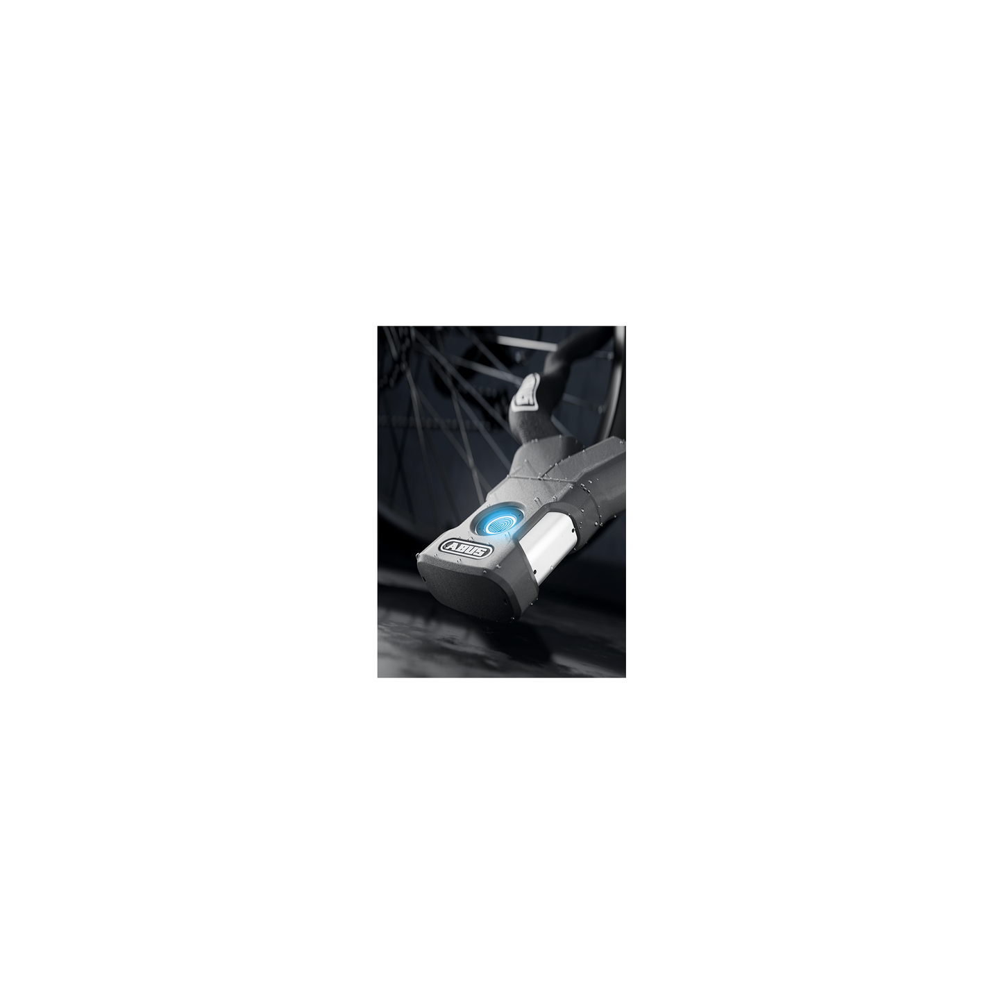 Abus Chain Lock Yardo Fingerabdruck 7807FP 85 Schwarz