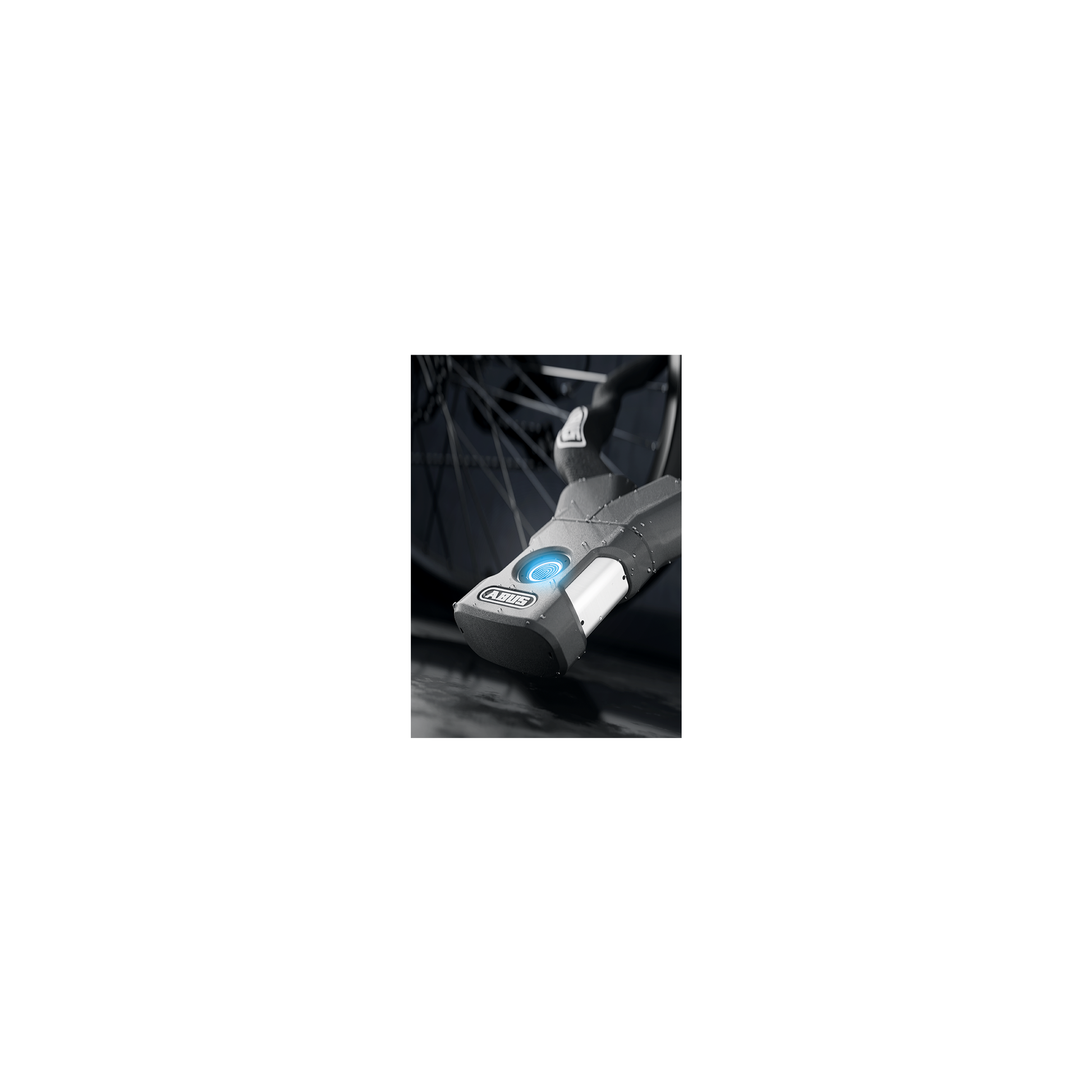 Abus Chain Lock Yardo Fingerabdruck 7807FP 85 Schwarz