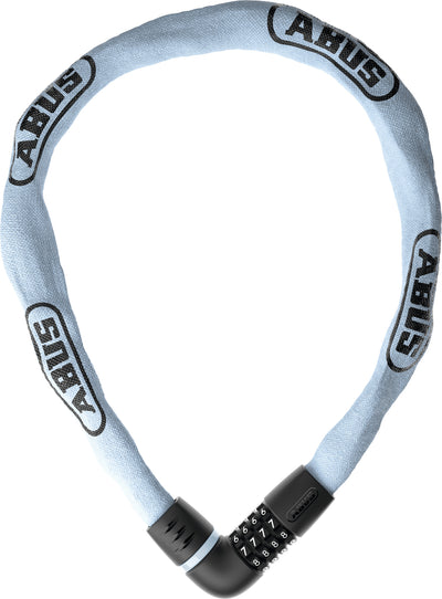 Abus Kettenschloss Code Tresor 6807c 110 hellblau