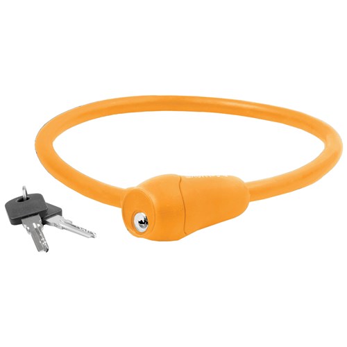 M-Wave M-Wave-Kabelschloss Silikon Orange 60 cm12mm