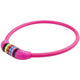 M-Wave M-Wave Number Kabelschloss Silikon Pink 65cm12mm