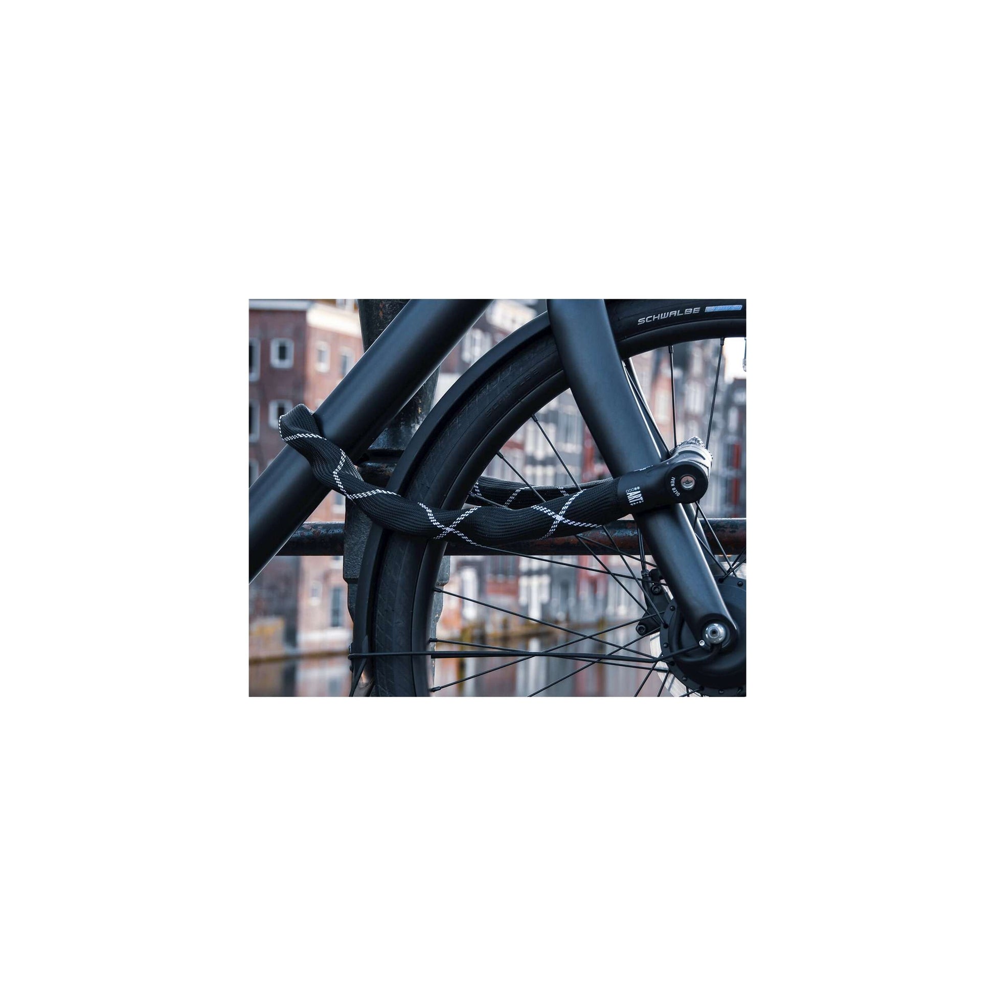 Abus Iven Chain 8210 85 - ART2 Kettenschloss (85cm) - Schwarz