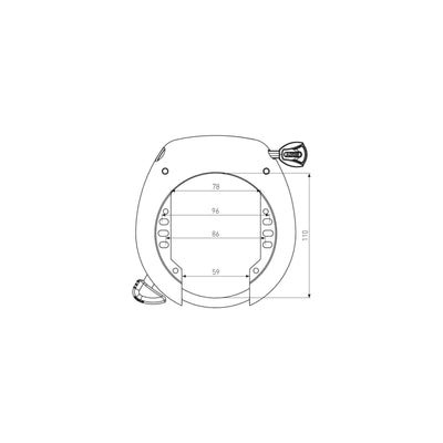 ABUS Shield Xplus 5755L Art 2 - Schwarz - Ringslot