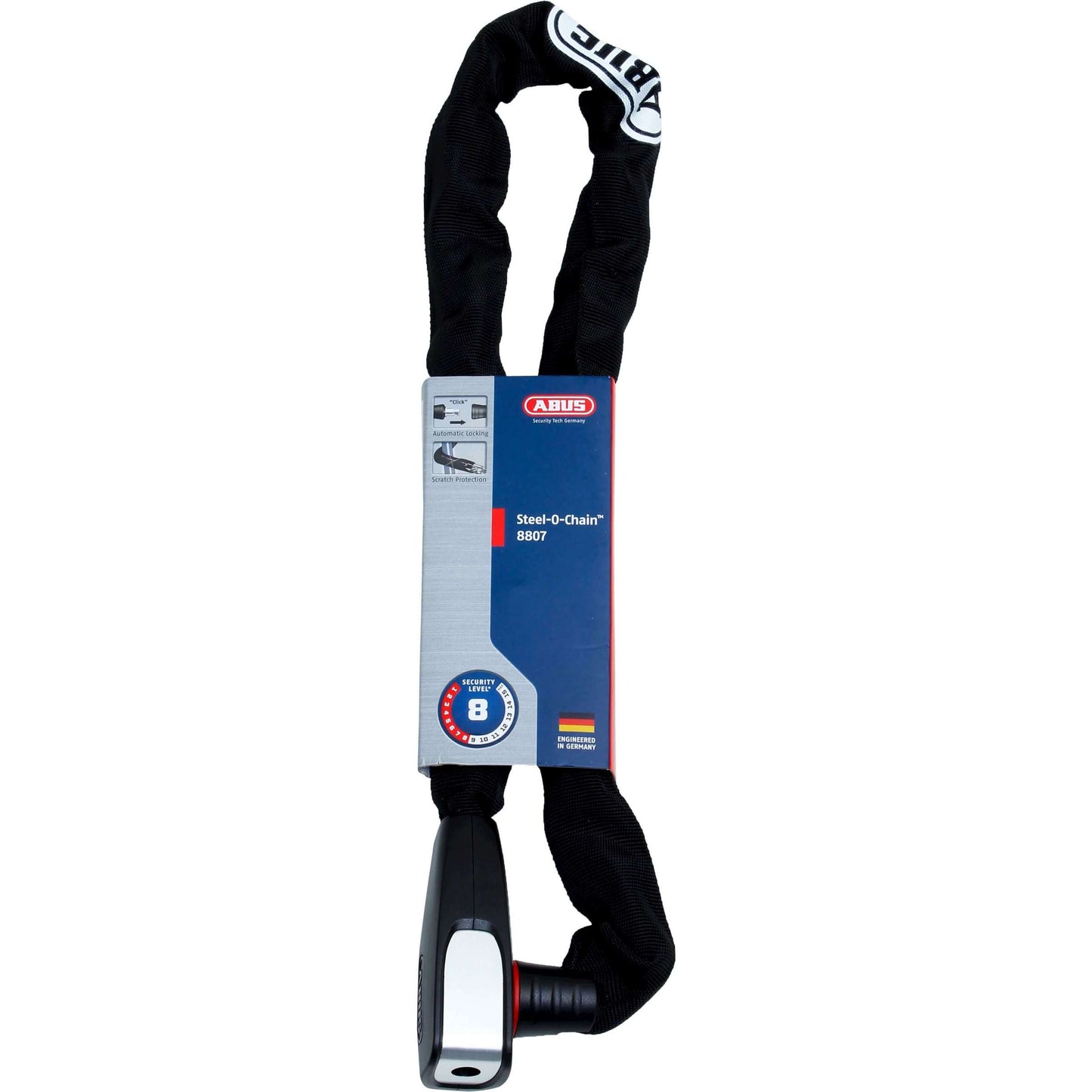 Abus Steel -o -Chin 8807K 85 Bk - Fahrradschloss - 85 cm - Schwarz