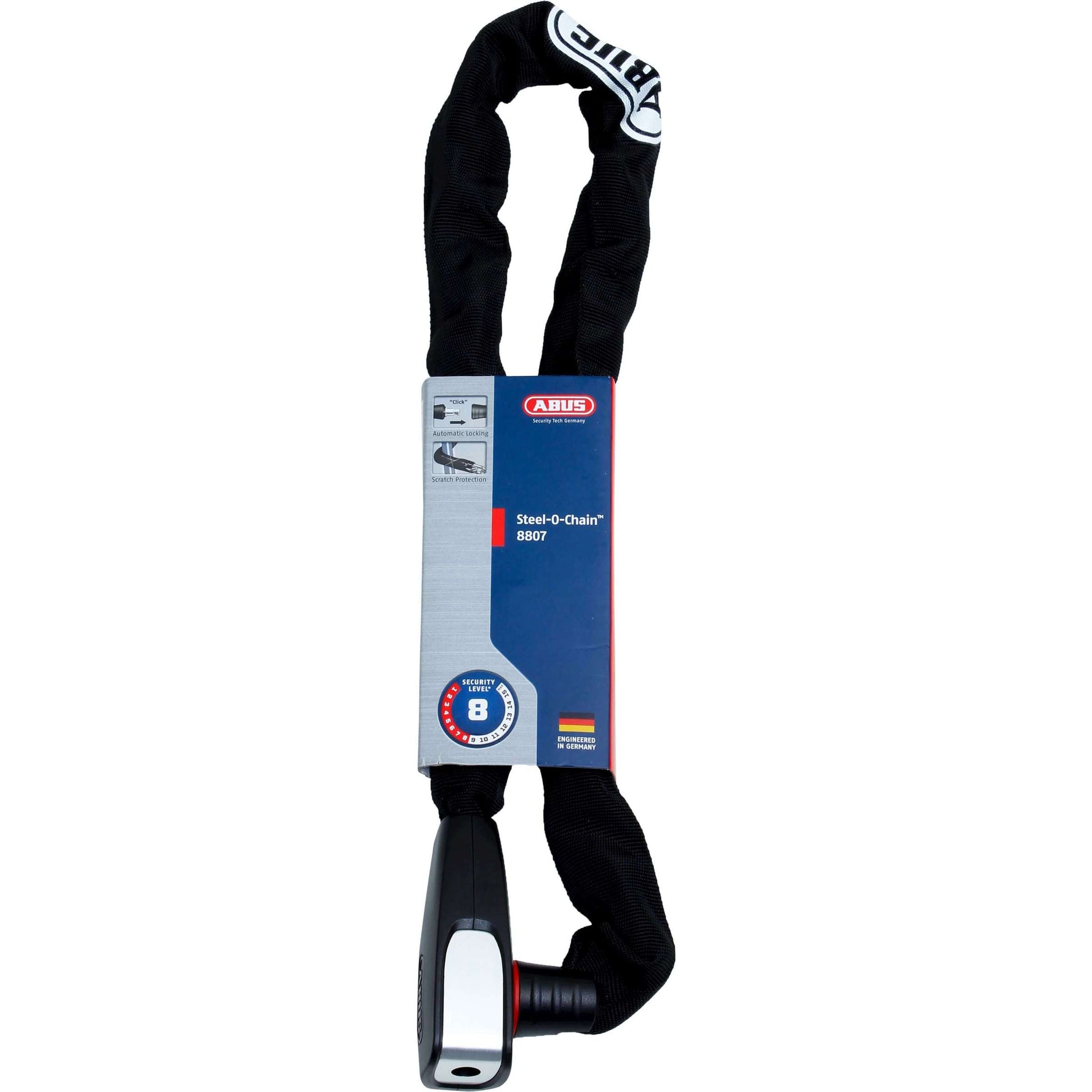 Abus Steel -o -Chin 8807K 85 Bk - Fahrradschloss - 85 cm - Schwarz