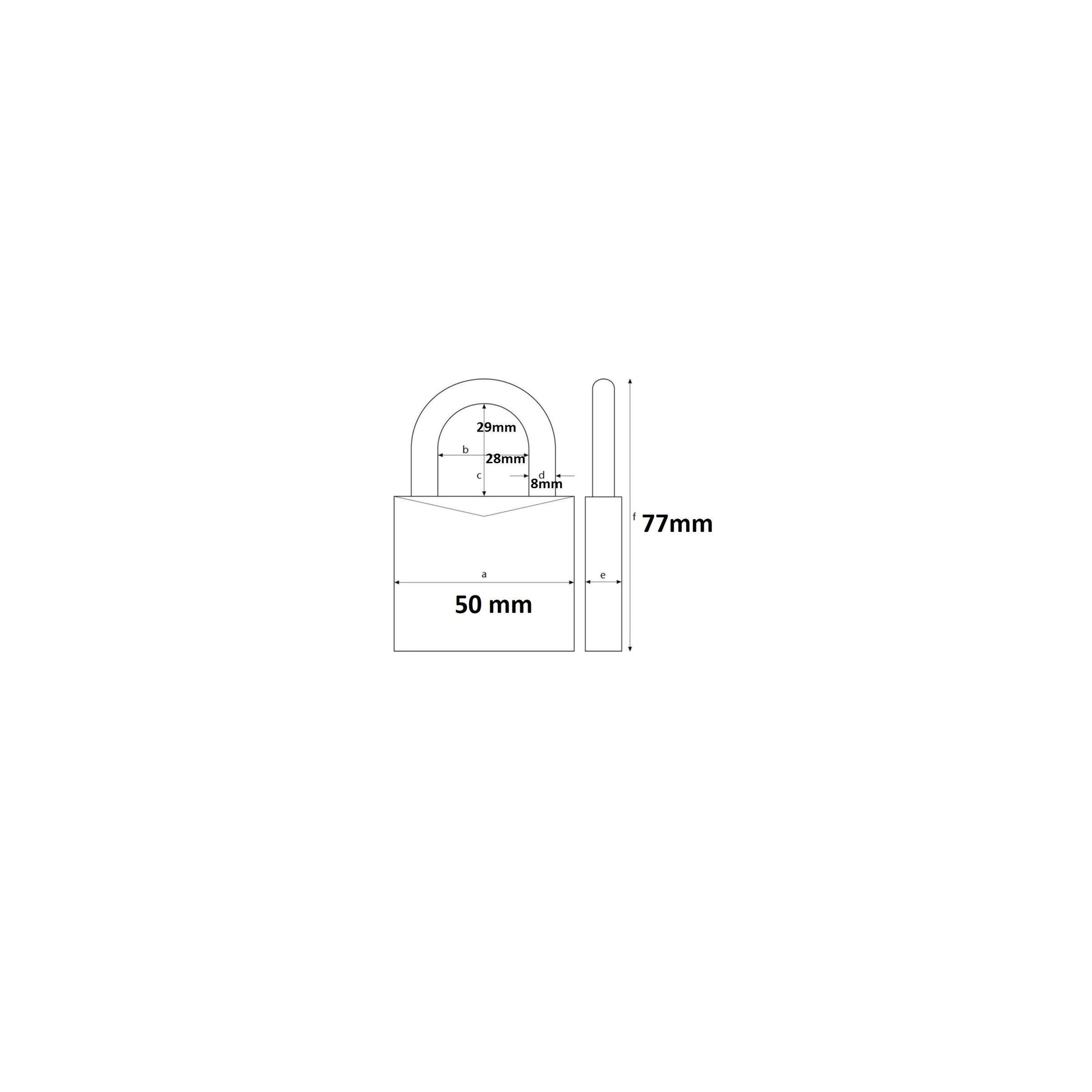 ABUS Vorhängeschloss 65 50 mm grau