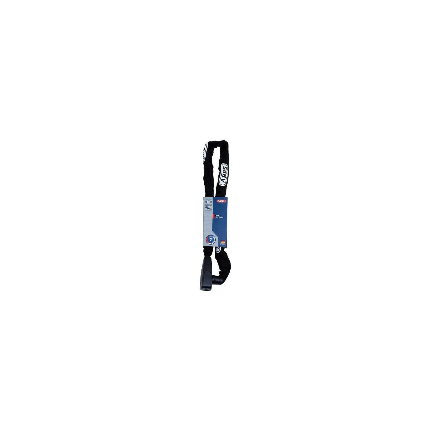 Abus Citychain 8800 95 2.0 Schwarz - Kettenschloss 95 cm