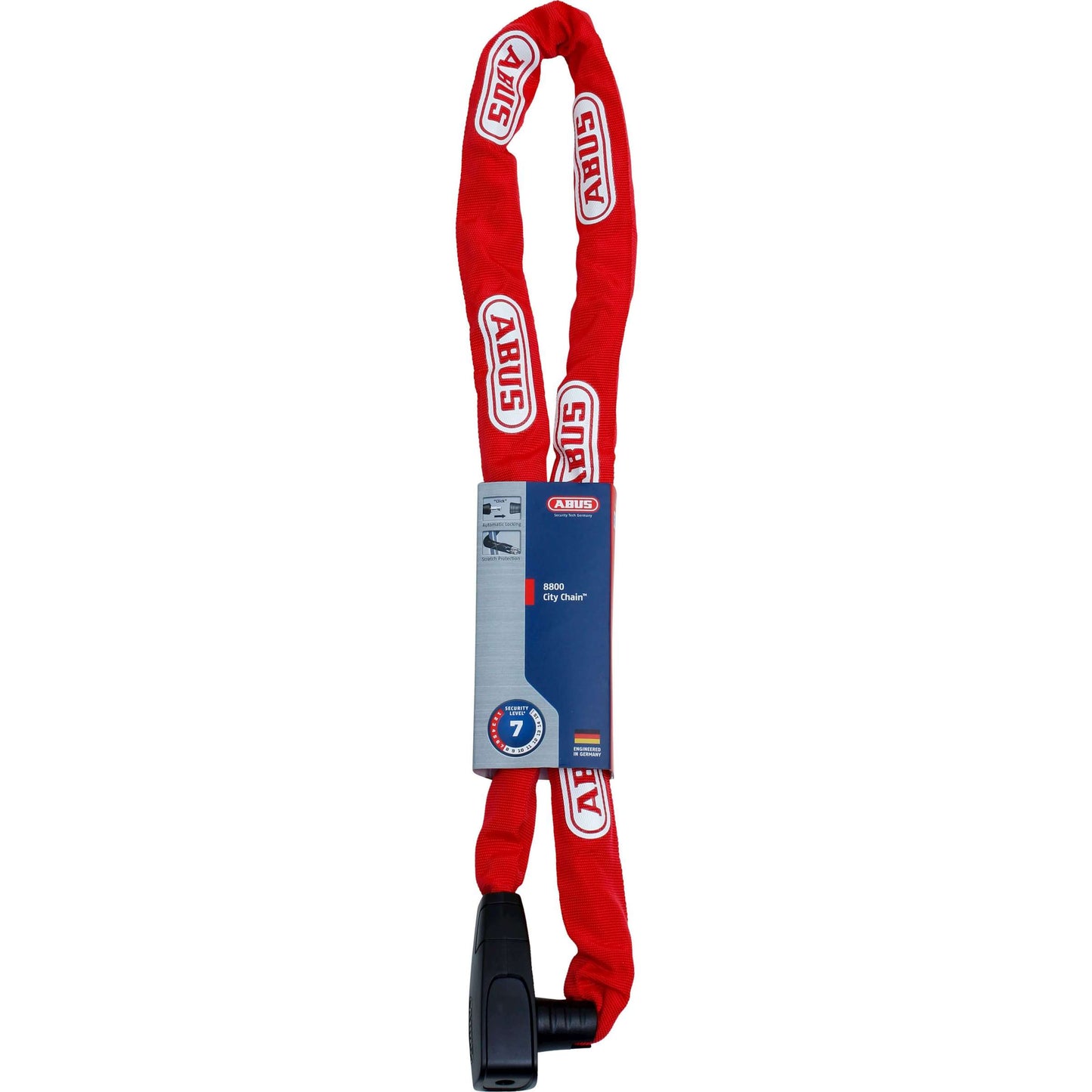 Abus CityChain 8800 95 rot - Fahrradkettenschloss