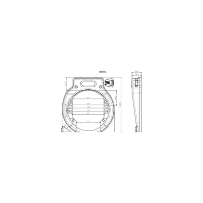 ABUS AMPARO 2.0 4650XL Black Art2 Slot