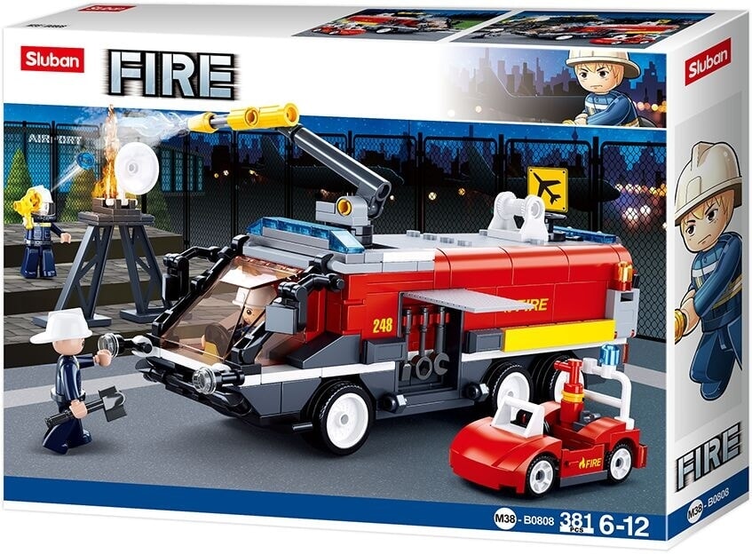 Sluban Fire Flughafen-Feuerwehrauto (M38-B0808)