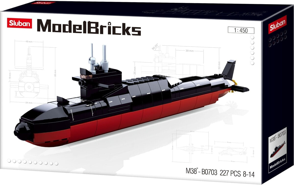 Strategisches U-Boot Sluban: 227 Stück (m38-b0703)