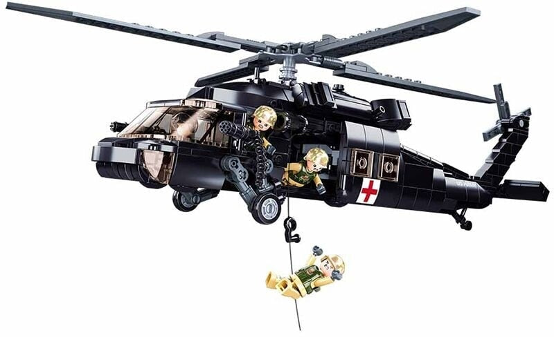 Sluban Model Bircks Sanitätshubschrauber der US-Armee (M38-B1012)