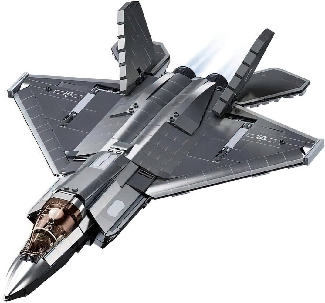 Sluban J-35s Stealth-Flugzeugversion mit Metallbeschichtung (M38-B1186)