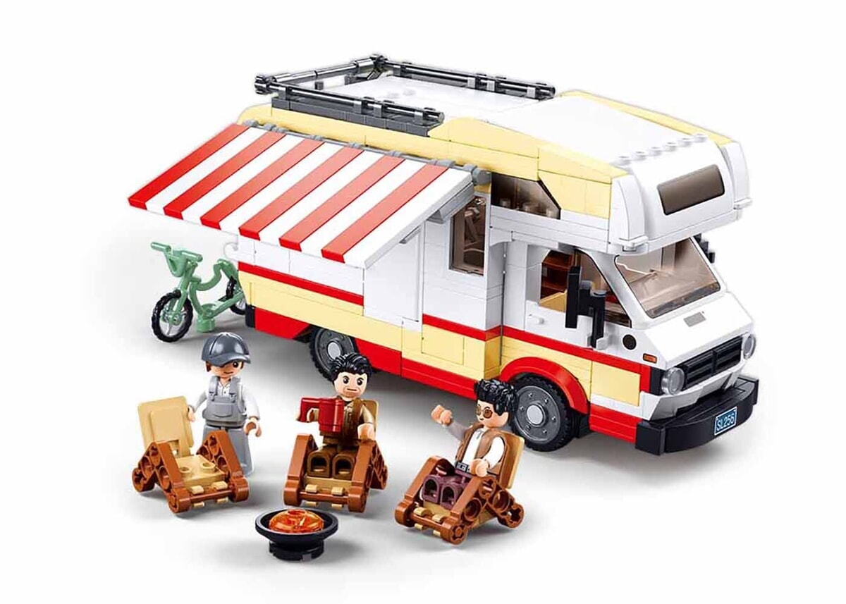Sluban Modellziegel Wohnmobil (m38-b1193)