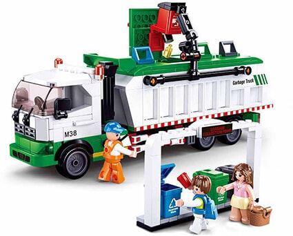 Sluban City Cleaner Müllwagen (m38-b0780)