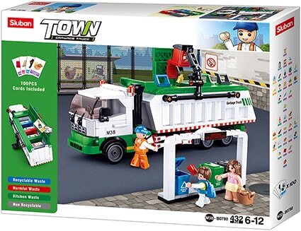 Sluban City Cleaner Müllwagen (m38-b0780)