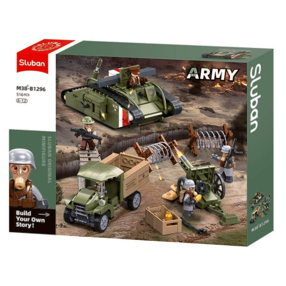 Sluban-Armee greift Panzer im Zweiten Weltkrieg an – Mark vs (m38-b1296)
