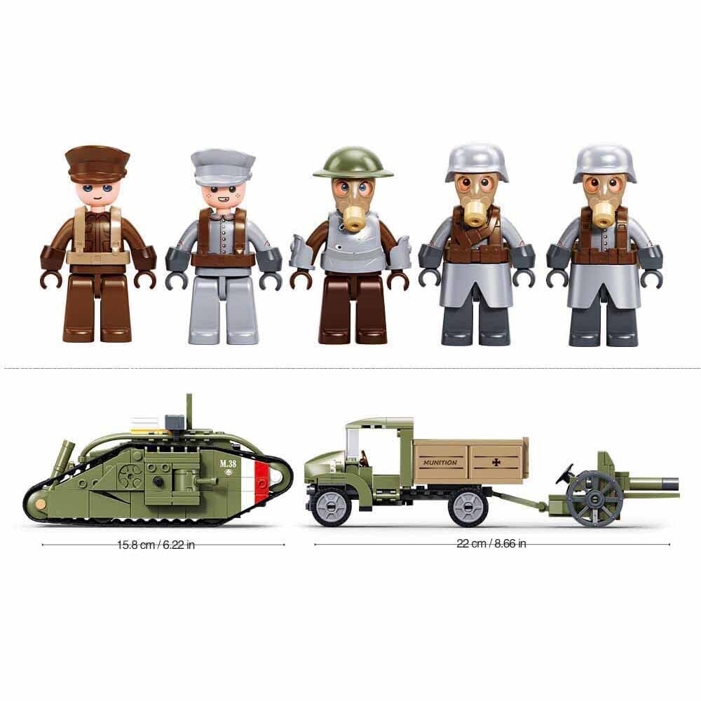 Sluban-Armee greift Panzer im Zweiten Weltkrieg an – Mark vs (m38-b1296)