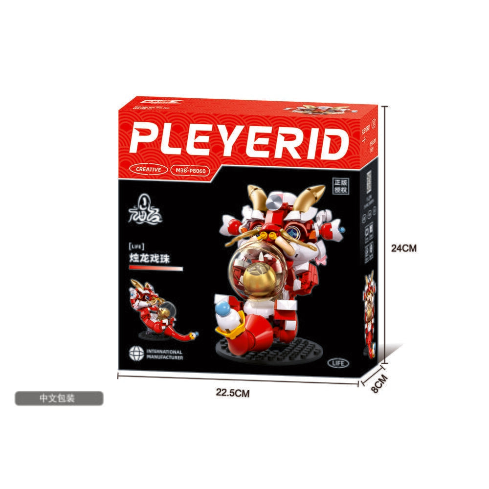 Sluban Pleyerid Classic of Mountains Sea Fiery Dragon Pleyerid (M38-P8060)