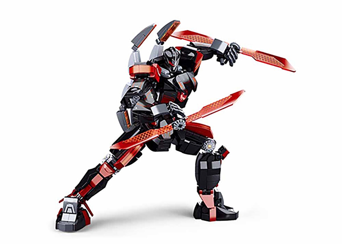 Sluban p.r. mecha schwarz orange raum (m38-b1120)