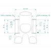 Miche Bracketas Press-Fit 68 x 42 mm Evo Max