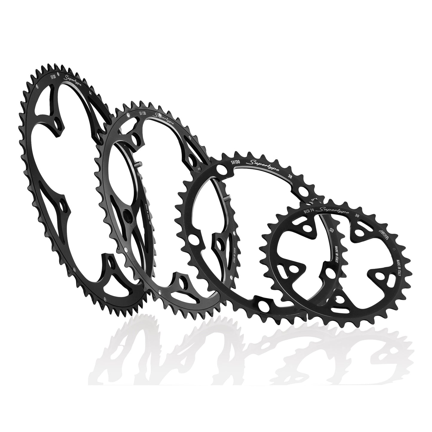 Shimano -Kette Top Supertype 130 42t Shimano dreifach schwarz