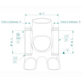 Miche Bracketas BB30 68x46mm Evo Max - afbeelding 2